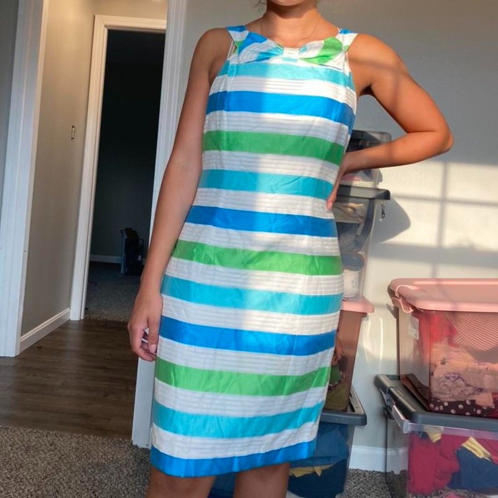 y2k Lilly pulitzer striped dress